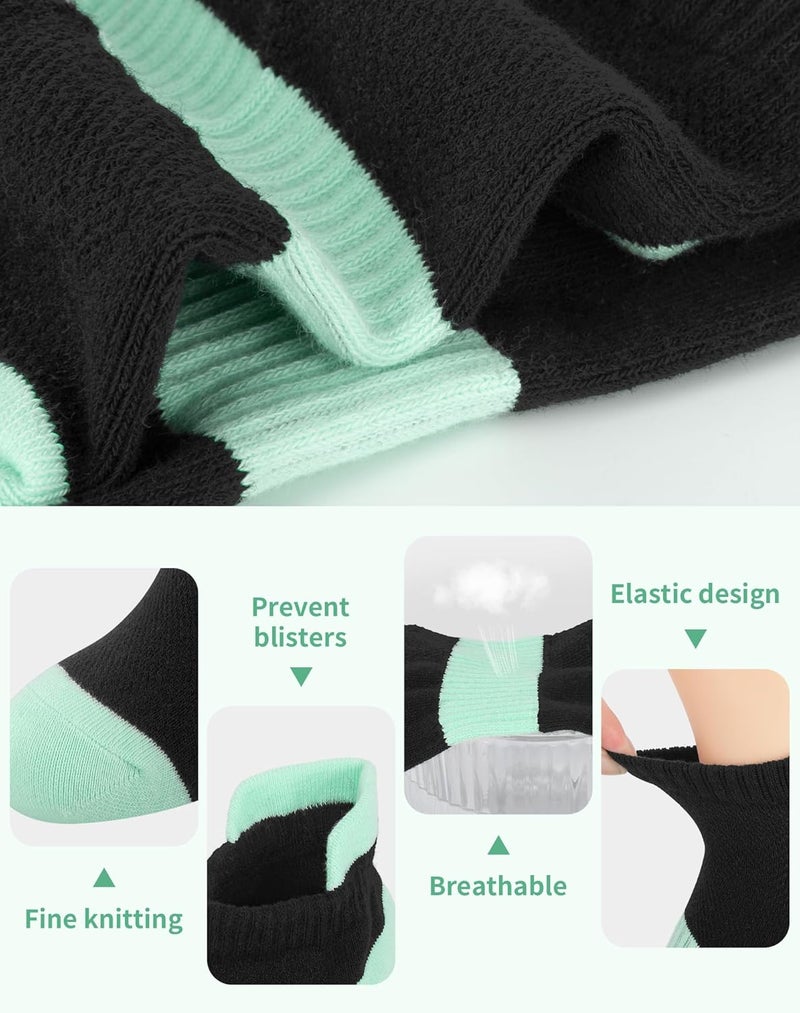 Darller 6 Pairs Ankle Socks for Women - Lightweight Low Cut No Show Casual Cotton Socks Breathable - Image 3